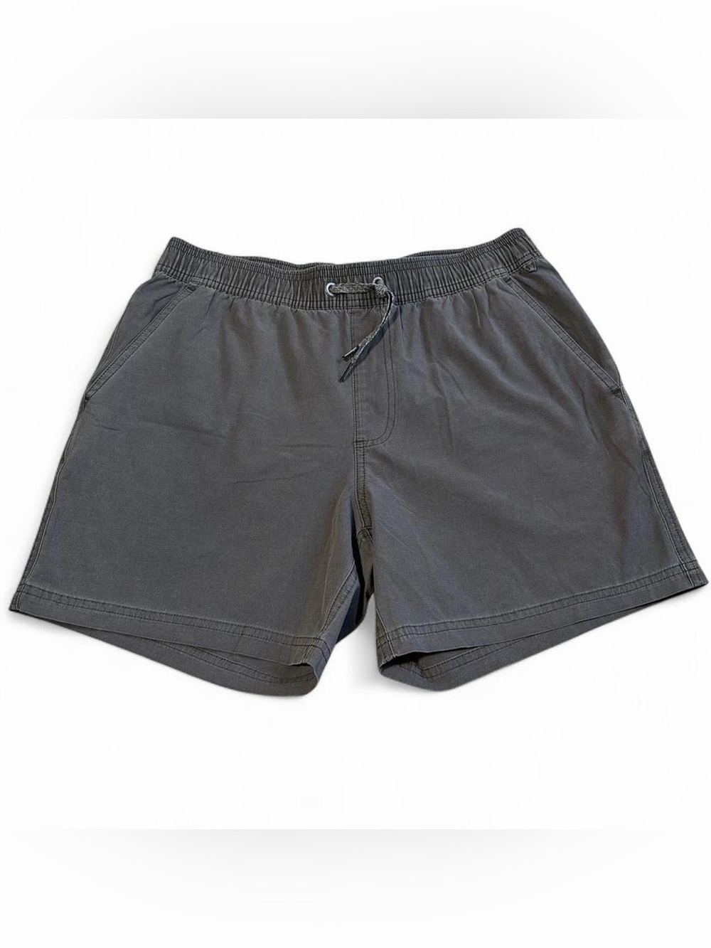 Men's Athletic Drawstring Shorts - Charcoal Gray